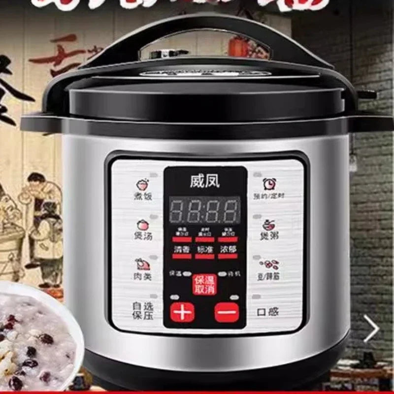 Commercial Electric Pressure Cooker 8L 75L Multi Function Smart Programmable Rice Porridge Stew Large Capacity Stainless Steel