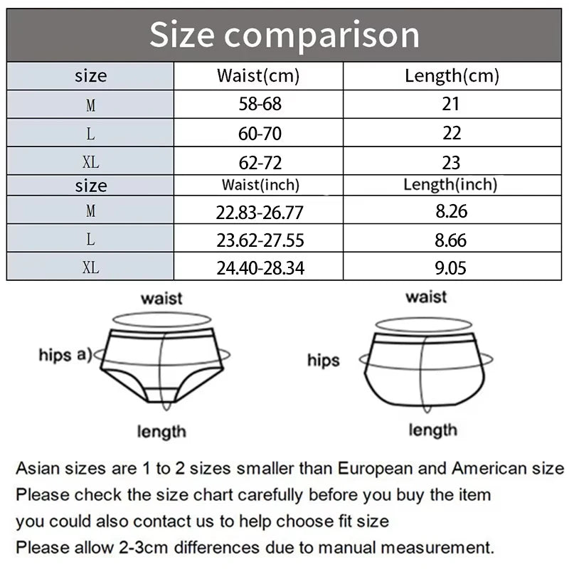 2Pcs/Set 7A Mulberry Silk Panties Ladies Underwear Cotton Crotch Panty Antibacterial Waist Seamless Breathable Japanese Briefs