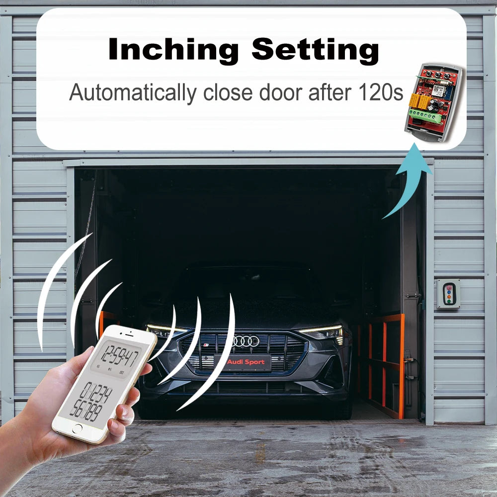 433.92 MHz Tuya WIFI Receiver 433MHz Gate Switch Controller AC DC 9-30V 12V 24V 85-250V 220V Garage Door Smart Switch Module