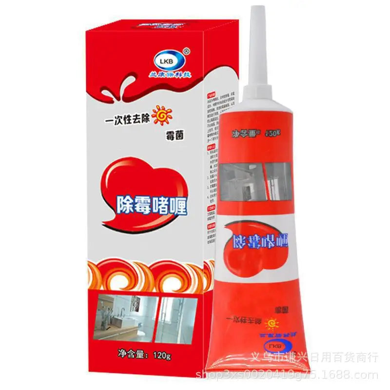 Multi-effect Mold Remover Strong Effective Mold Removal Gel No Scrubbing for Bathroom Kitchen Refrigerator Washing Machine Seal