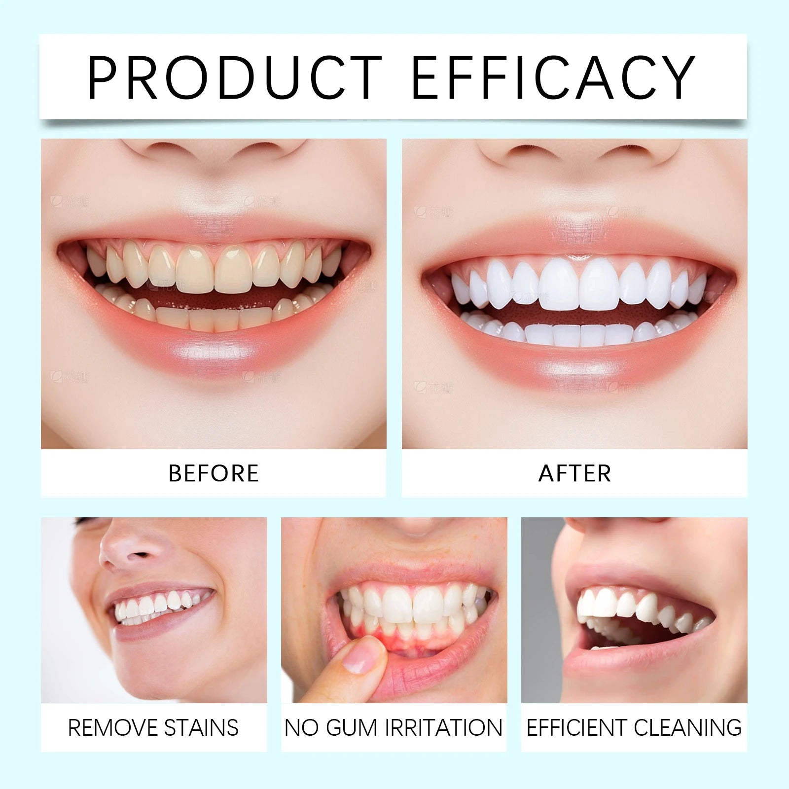 Niacinamide Stain-Removing Toothpaste Effectively Removes Yellow Teeth Plaque Long-Lasting Fresh Breath Niacinamide toothpaste