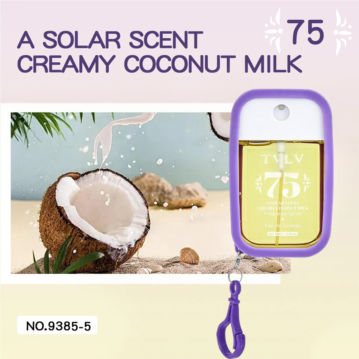 Flower fragrance spray, fresh and elegant flower fragrance, lasting fragrance, small and portable spray type perfume