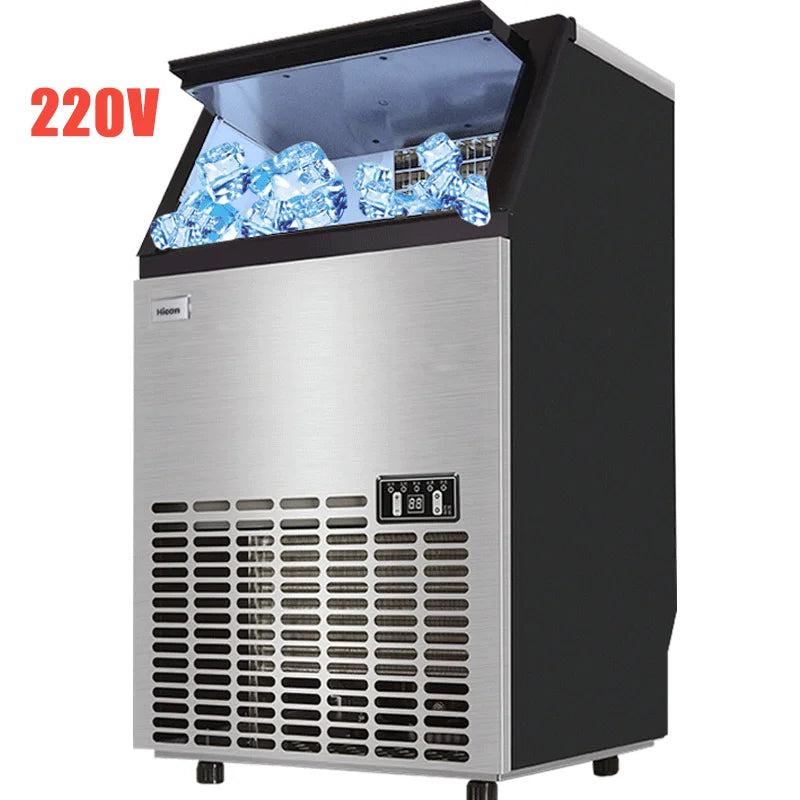 Electric Round Ice Maker Ice Making Machine Desktop For Barreled Water Inflow