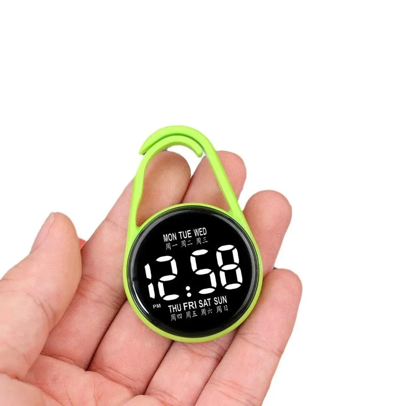 LED electronic hanging watch night light digital electronic hanging watch pocket watch