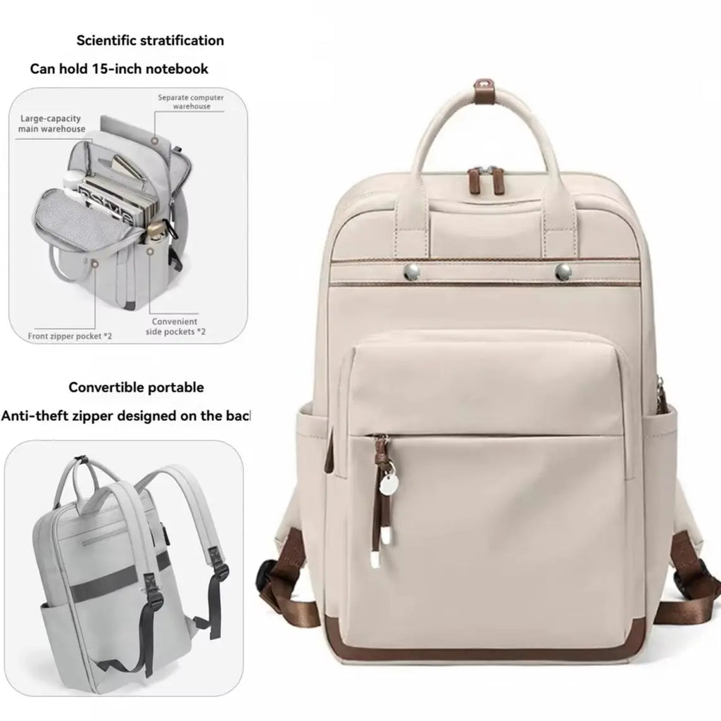 Women's Laptop Backpack 14 inch Fashion Backpack Travel Commuter Leisure Backpack Women's Travel Business Bag