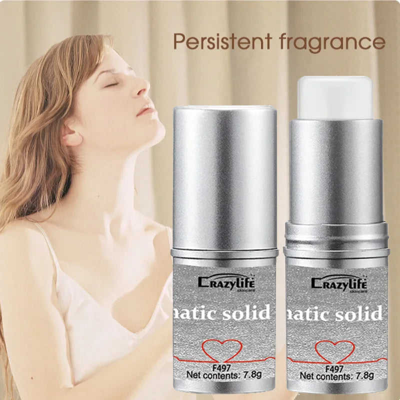 Pheromone Bliss Solid Perfume,Refreshing Floral Notes, Long-Lasting Scent, Daily and Dating Essential Ideal Gift