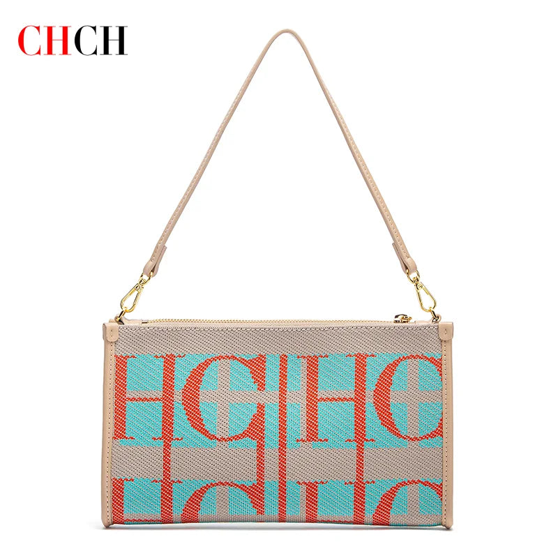 CHCH Women's Handbag 2025 New Simple Envelope Bag Summer Commuter Wallet
