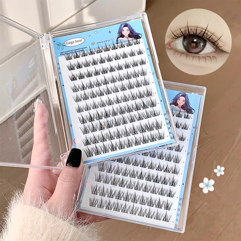 Gege bear glue-free false eyelashes, creating solar system eyelashes, long, thick and distinct false eyelashes
