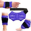 Ankle Ice Pack Wrap Reusable Gel Cold Compression for Foot Discomfort Ice Wrap for Feet Swelling and Recovery Sprained Ankles