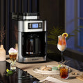 Petrus Automactic Coffee Machine Drip Coffee Maker Stainless Steel 10-cup With Built-In Grinder and Brew Strength Control 66