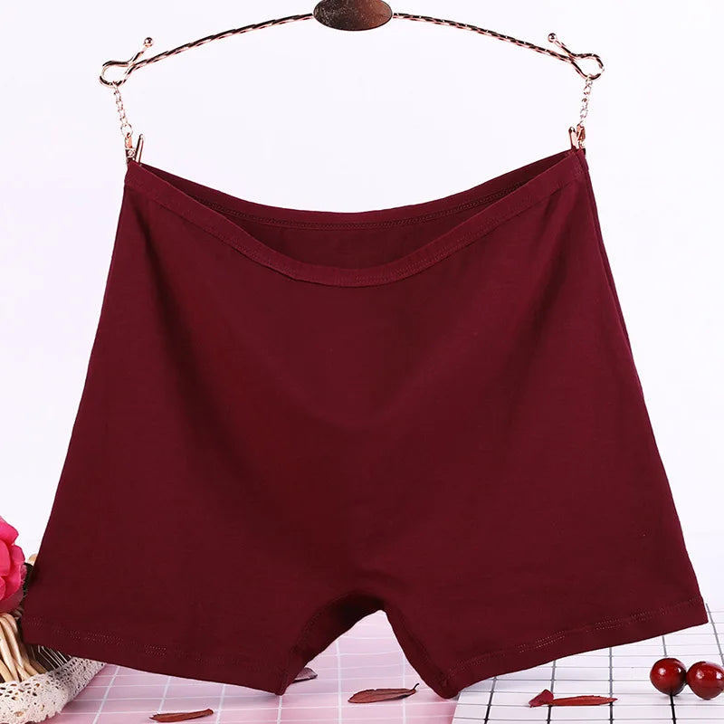 Woman Plus Size Panties Cotton Boxer Shorts Big Size Underwear Safety Pants
