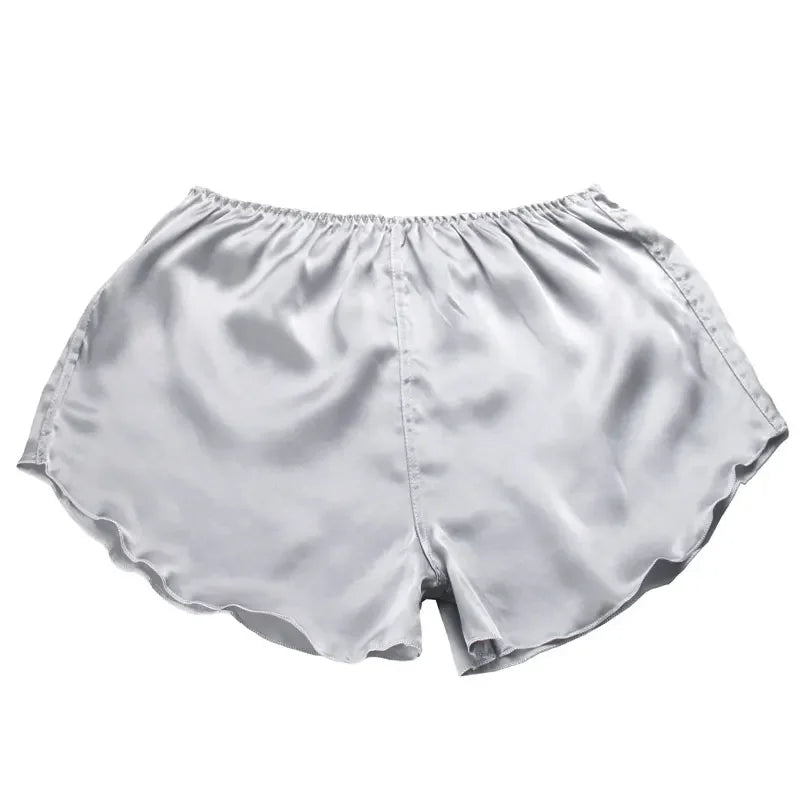 Summer New Women's Silk Pants Home Safety Underlay Shorts Silk underpants panties women  women underwear leggings