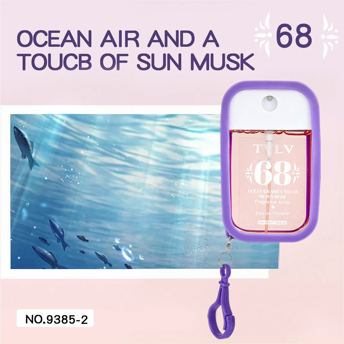 Flower fragrance spray, fresh and elegant flower fragrance, lasting fragrance, small and portable spray type perfume