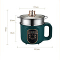 Electric Hot Pot Cooker Multicooker Hotpot Stew Heating Eggs Soup Pan Noodles  Steamer Rice Cookers Cooking Pot EU Plug 66