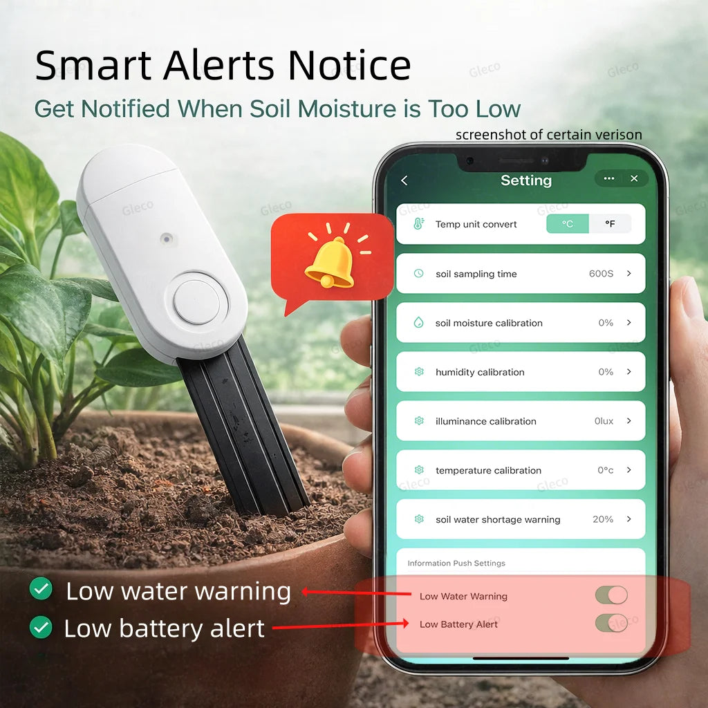 Zigbee Soil Sensor Moisture Temperature Humidity Tester Light Fertility Meter Garden Home Automation TUYA&Zigbee2MQTT Optional