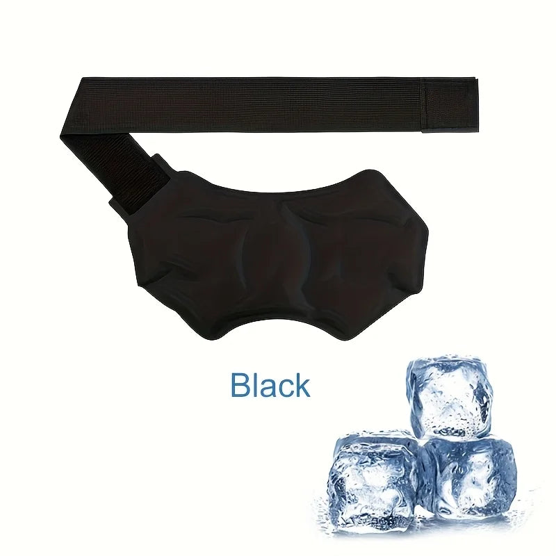 1PC Reusable Nylon Ankle Protection Ice Pack with Adjustable Straps, Suitable for Both Home and Outdoor Use