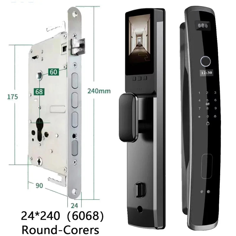 Wishome Biometric Recognition Smart Door Lock Remote Control Fingerprint Password IC Card APP Wifi Lock Unlock