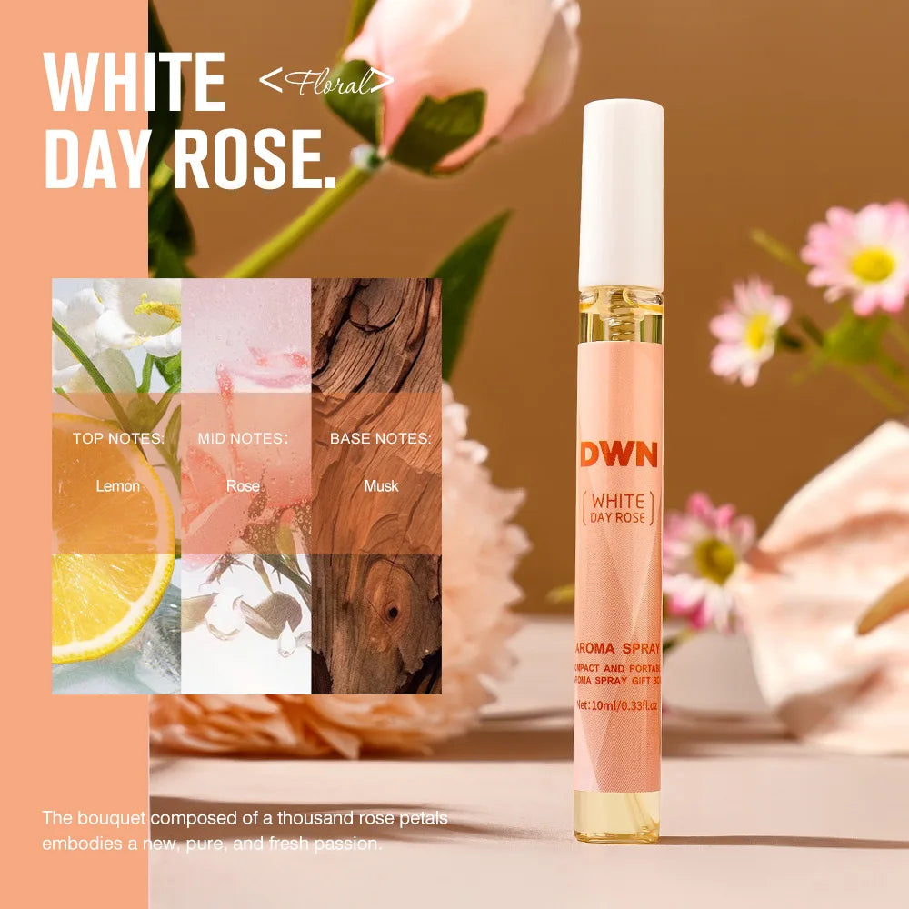 5/1pcs Flowers Perfume Set strong Fresh Sweet Body Fragrance for Dating Flirting Daily Use Romantic Valentine's Day Gift 10ml
