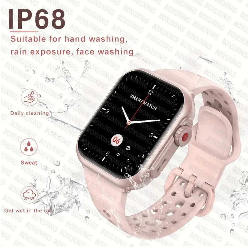 Watch Ultra K62 Men Women 1000mAh AMOLED 100+Sport Heart Rate HD Bluetooth Call GPS Track Waterproof Smart Watch For iOS Android