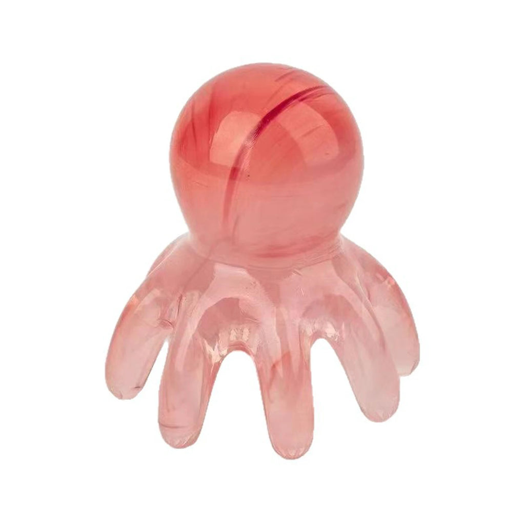 Octopus Shape Scalp Massage Comb 8-Tentacle Head Scratcher Comb Portable for Home Office Massage