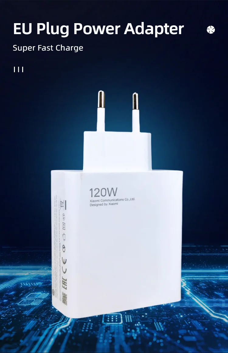 Original Xiaomi Charger 120W Turbo Super Fast Charge EU Adapter Type C Cable For Mi 13t 12s Redmi Note 14 13 12 Pro Plus Phone
