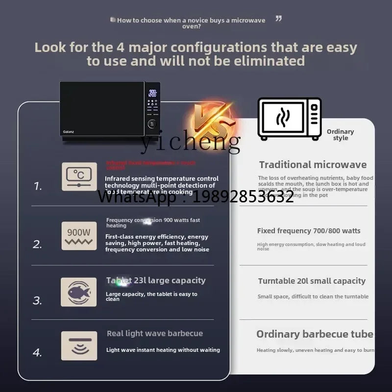 KX  Microwave Oven Oven All-in-One Machine Smart Home Infrared Constant Temperature Heating