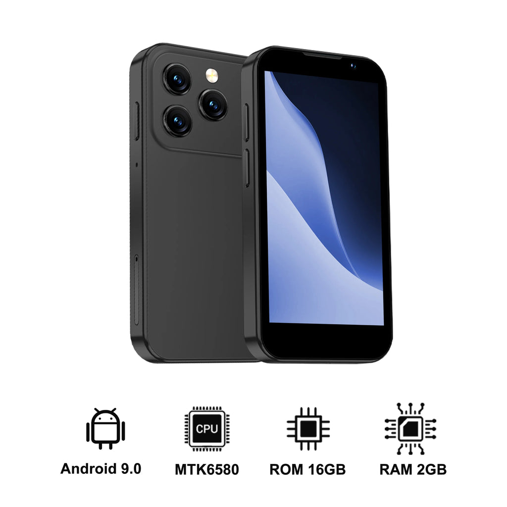 SERVO 17SE mini Smartphone Android 9.0 2GB+16GB Dual SIM 3.0'' Screen Play Store WhatsAPP GPS WiFi 3G WCDMA Small mobile phones