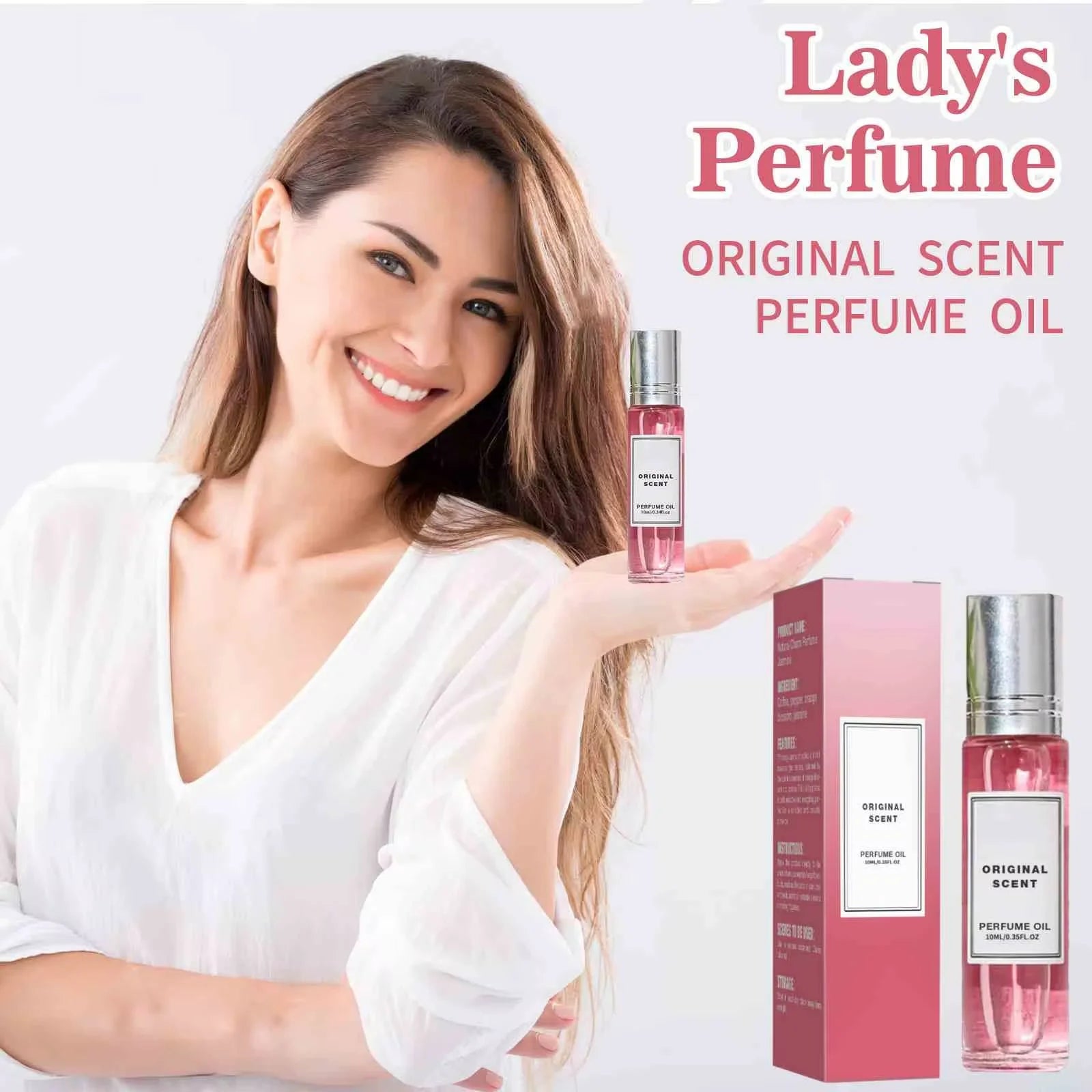 Women's perfume, long-lasting scent, natural freshness, niche light fragrance, portable and easy to carry - suitable for daily u