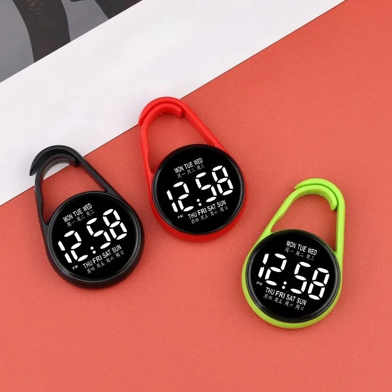 LED electronic hanging watch night light digital electronic hanging watch pocket watch