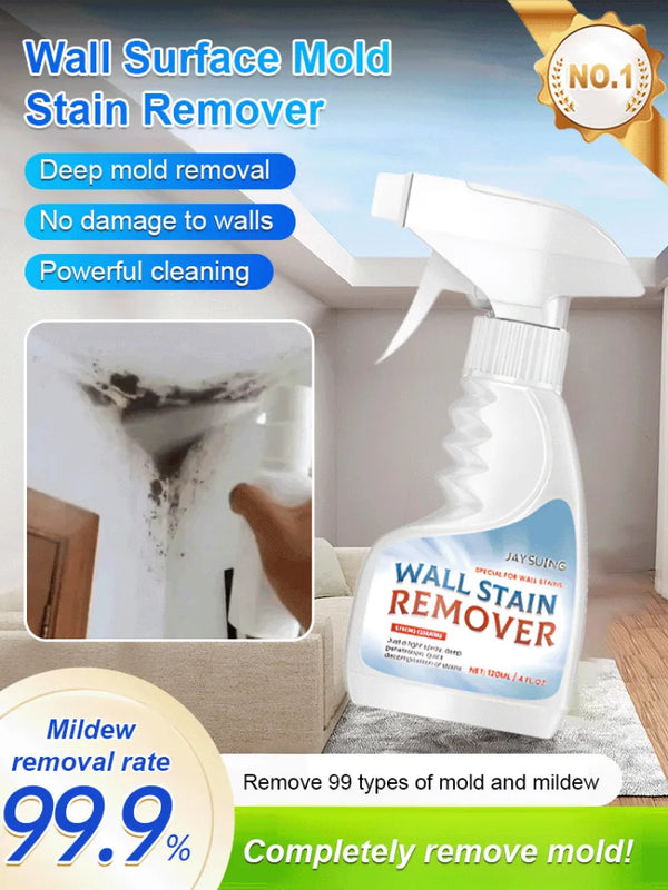 Powerful Mold Cleaner Remover Household Bathroom Water Sta Stain Removal Cleaning Spray Wall Stain Cleaner for Shower Tile Grout