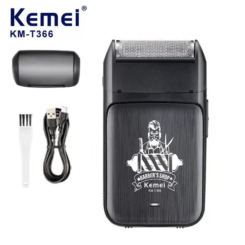 Kemei KM-2299 KM-T366 2 in 1 Professional Hair Clipper Set for Men Electric Oil Head Hair Trimmer Shear Carving Pusher Razor