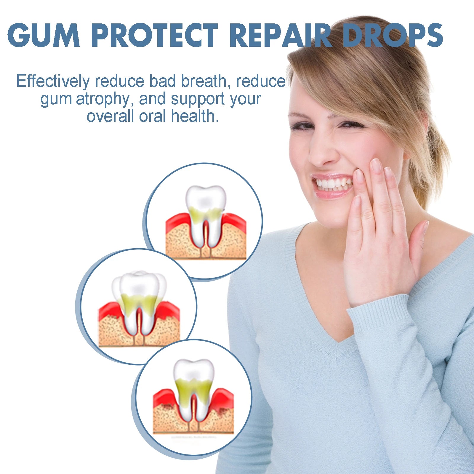 Rapid Repair Gums Serum Effectively Relieve Tooth Allergy Dental Caries Tooth Cleaning Toothpaste Relieve Tooth Damage Drops