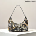 Shoulder Bag,Floral Pop,Sequin Bag,Embroidery,Gala Night,Party Outfits,Prom Bag,Wedding Items,Elegante,Valentine,Random Pattern