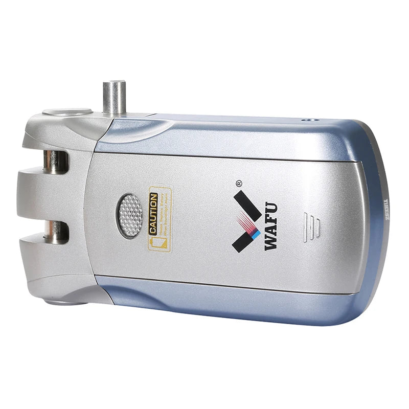Wafu 019 Remote Control Lock 433Mhz Door Lock Invisible Deadbolt Smart Lock With 5 Chrome Plated Remote Controller