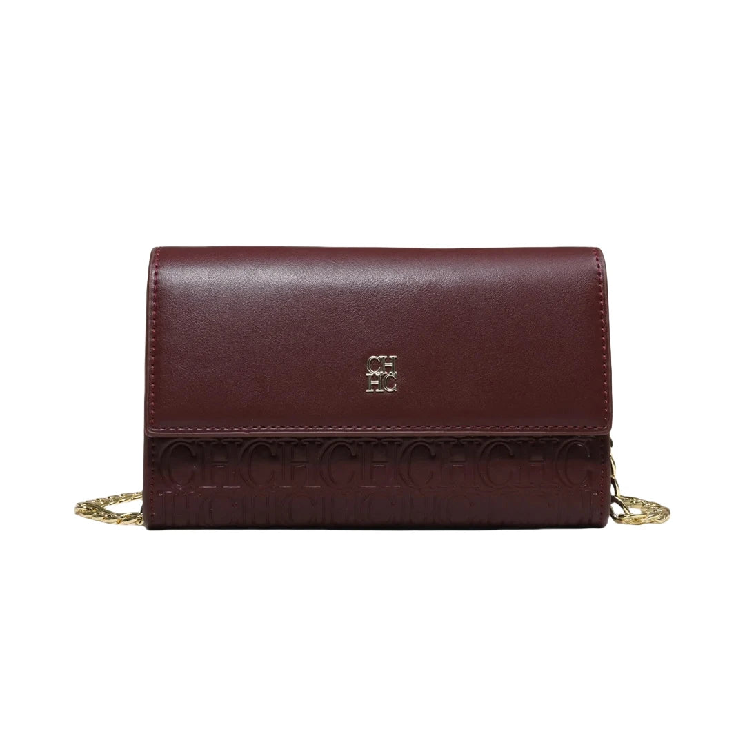 CH Fashion Women's Shoulder Bag with Letter Printing Design 2026 Festival Essential Versatile Women's Chain Bag