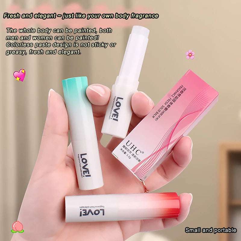 4pcs Perfume Men Women Solid Perfume Set Women Pheromone Floral and Fruity Fragrance Attracts The Opposite Sex Lasting Fragrance