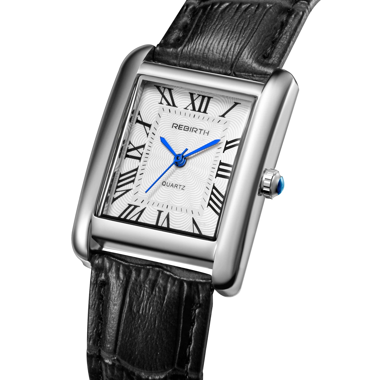 Retro-Style Simple Small Square Watch with Roman Numerals, Trendy and Artistic Quartz Movement Wristwatch