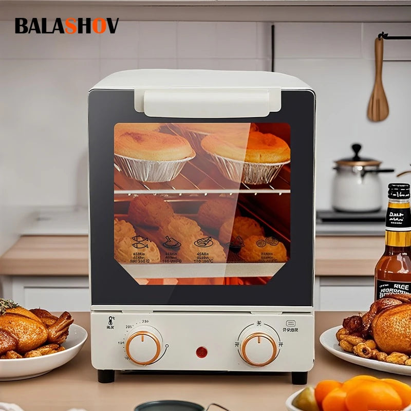 12L Large Capacity Electric Air Fryer Toaster Oven Mechanical Household Kitchen 360° Baking Convection Oven Oil-Free Deep Fryer 66