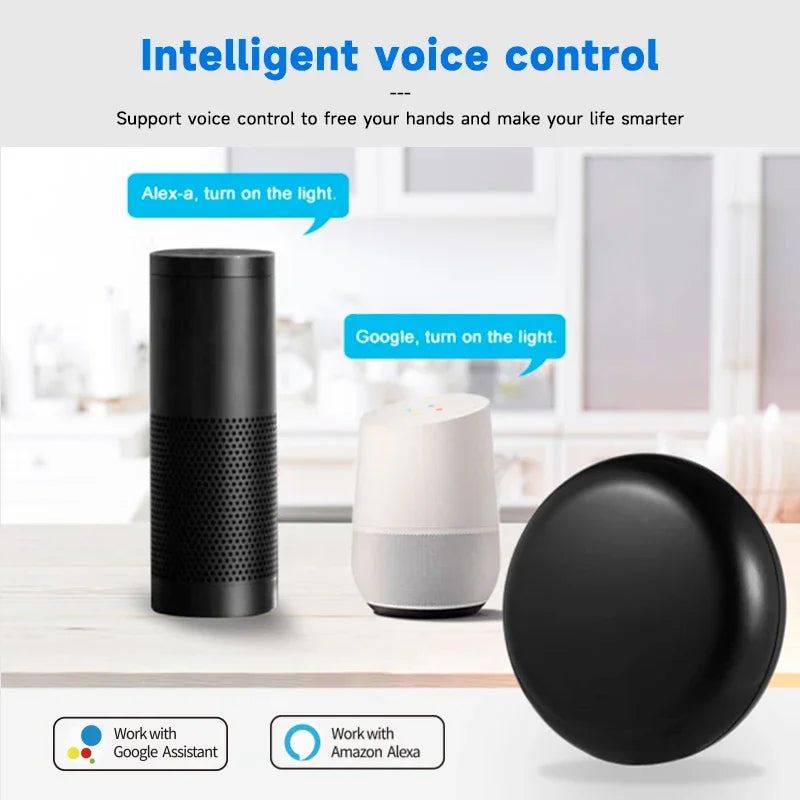 Tuya WiFi Smart IR Remote Control Tuya Smart Home Remote Controller for TV DVD Air Conditioner AUD Works with Alexa Google Home