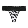 Low Waist Halloween Pattern Design Orange Ice Silk Lace Underwear Knickers Bonded No Show Women Seamless Panties