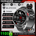 New Original 1100mAh Battery Men Smart Watch Outdoor GPS 10ATM Waterproof Bluetooth Call Sport Smartwatch For Android IOS Phones