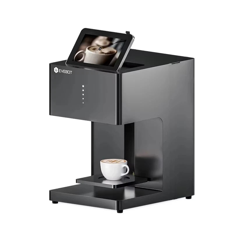 CAFOVO EVEBOT 3d Latte Art Coffee Printer Machine Automatic Beverages Food Selfie With WIFI Printing Edible Ink Cartridges