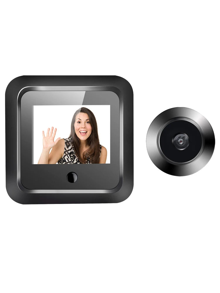 New 2.4 Inch Peephole 120° Smart Digital Door Viewer Camera Security Monitor 240x320 HD Visual Doorbell 300000 Pixels Resolutio