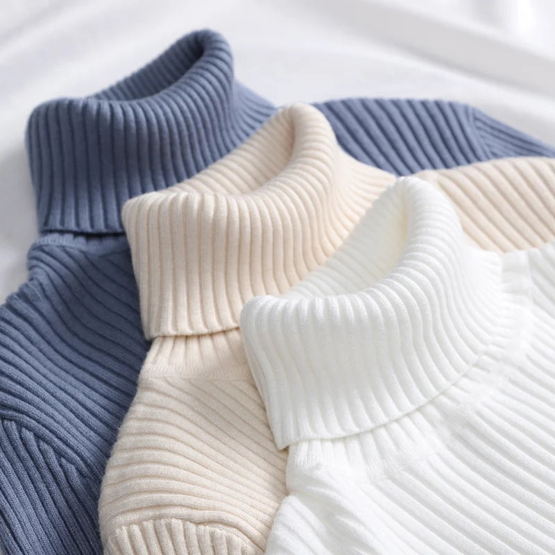 Women Fall Turtleneck Sweater Knitted Soft Pullovers Cashmere Jumpers Basic Soft Sweaters For Women 2026 Autumn Winter
