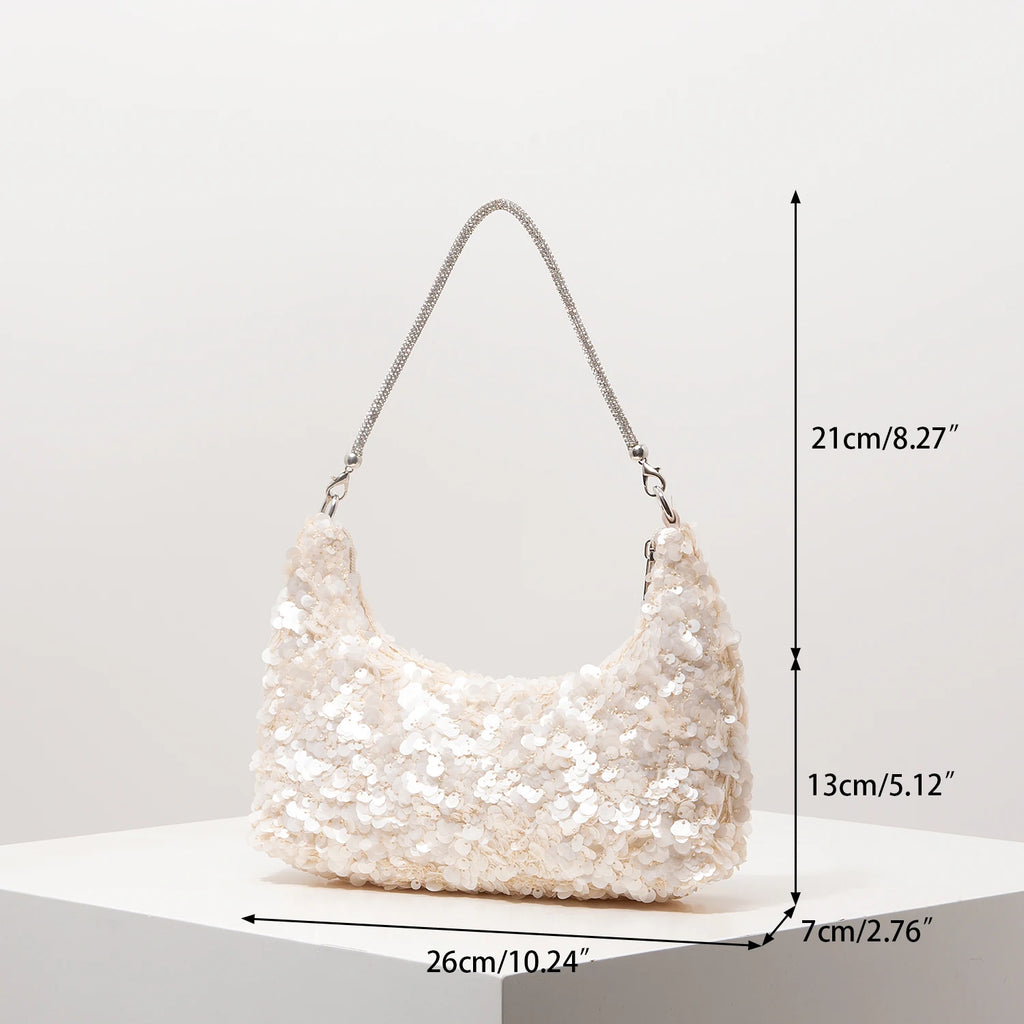Sequin Bag，Bridal Party，Women Shoulder Bag，Prom Dresses For Women，Prom Accessories， Bag For Women Elegant，Wedding Items