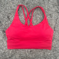 Solid Color Women Cross  Fitness sport Bra soft high strength Tight Top Comprehensive Training Gym Yoga Underwear With Chest Pad