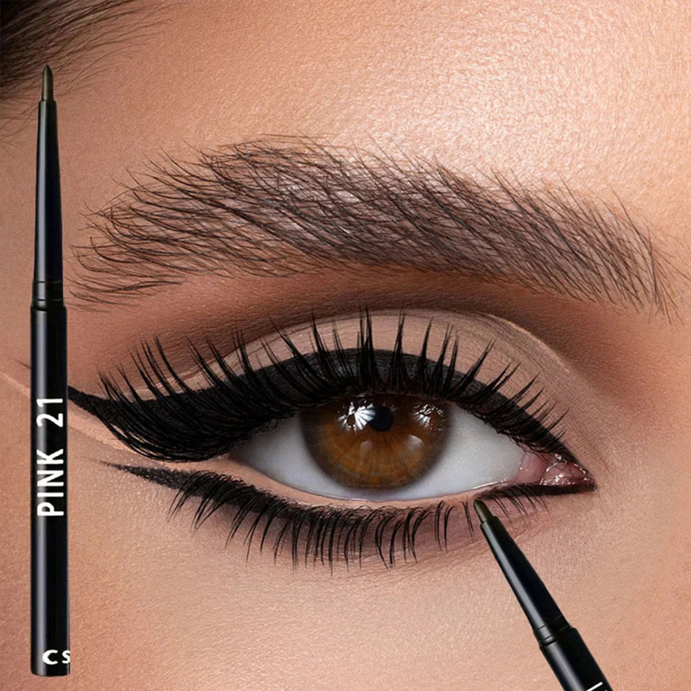 3/5pcs Waterproof & Sweat-Proof Black Eyeliner Pencil -Long-Lasting Smudge-ProofFor Bold Eye Makeup Eyebrow Eyeliner Makeup Tool