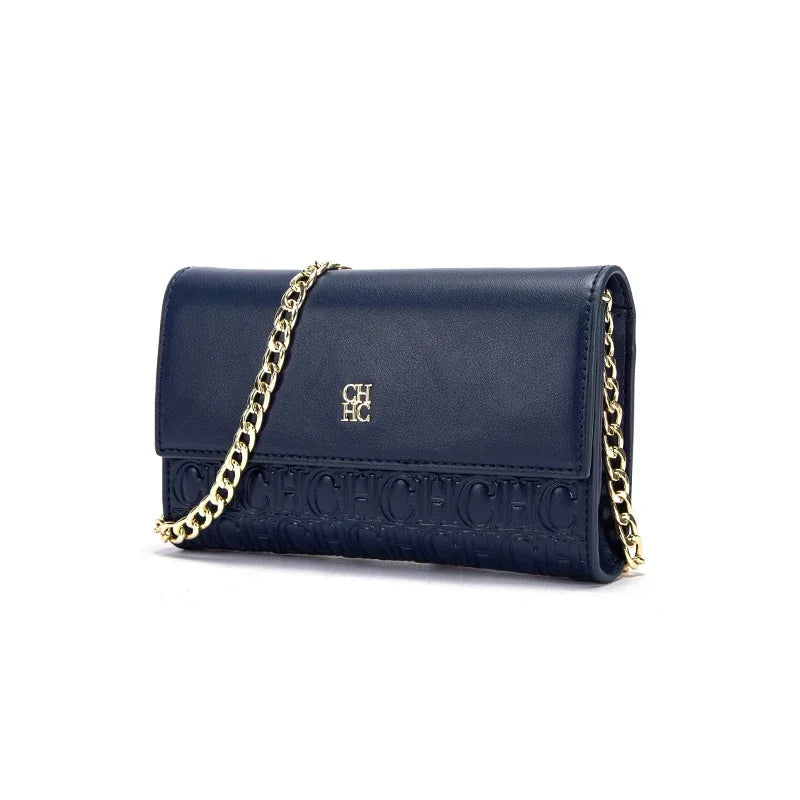 CH Fashion Women's Shoulder Bag with Letter Printing Design 2026 Festival Essential Versatile Women's Chain Bag