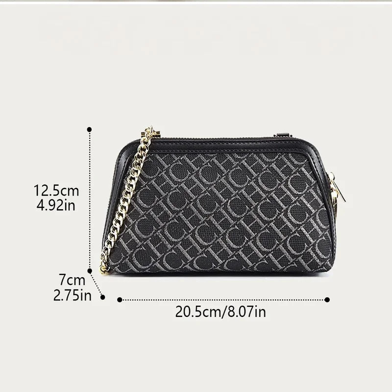 CH Chain Shoulder Bag Light Luxury Chain Suede Fashion Retro Crossbody Designer New Classic Crossbody Bag