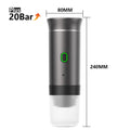 Wireless Electric Portable Espresso Coffee Machine for Car & Home Camping Coffee Maker 3-in-1 Capsule Powder Travel Coffee Maker 66